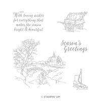 Cambridge Carols Wood-Mount Stamp Set Cambridge Carols Wood-Mount Stamp Set