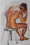 Nude Sitting - Posted on Thursday, March 19, 2015 by Megan Schembre