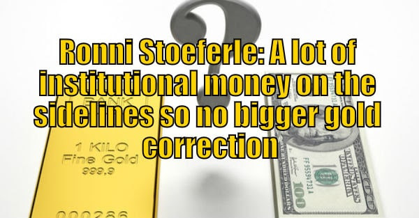 Ronny Stoeferle: Money on sidelines