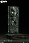 Star Wars figurine Han Solo in Carbonite
                      12" Sideshow