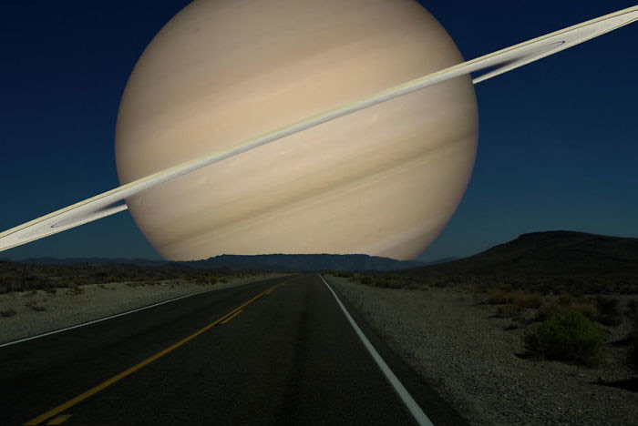 If The Moon Was Replaced By Saturn