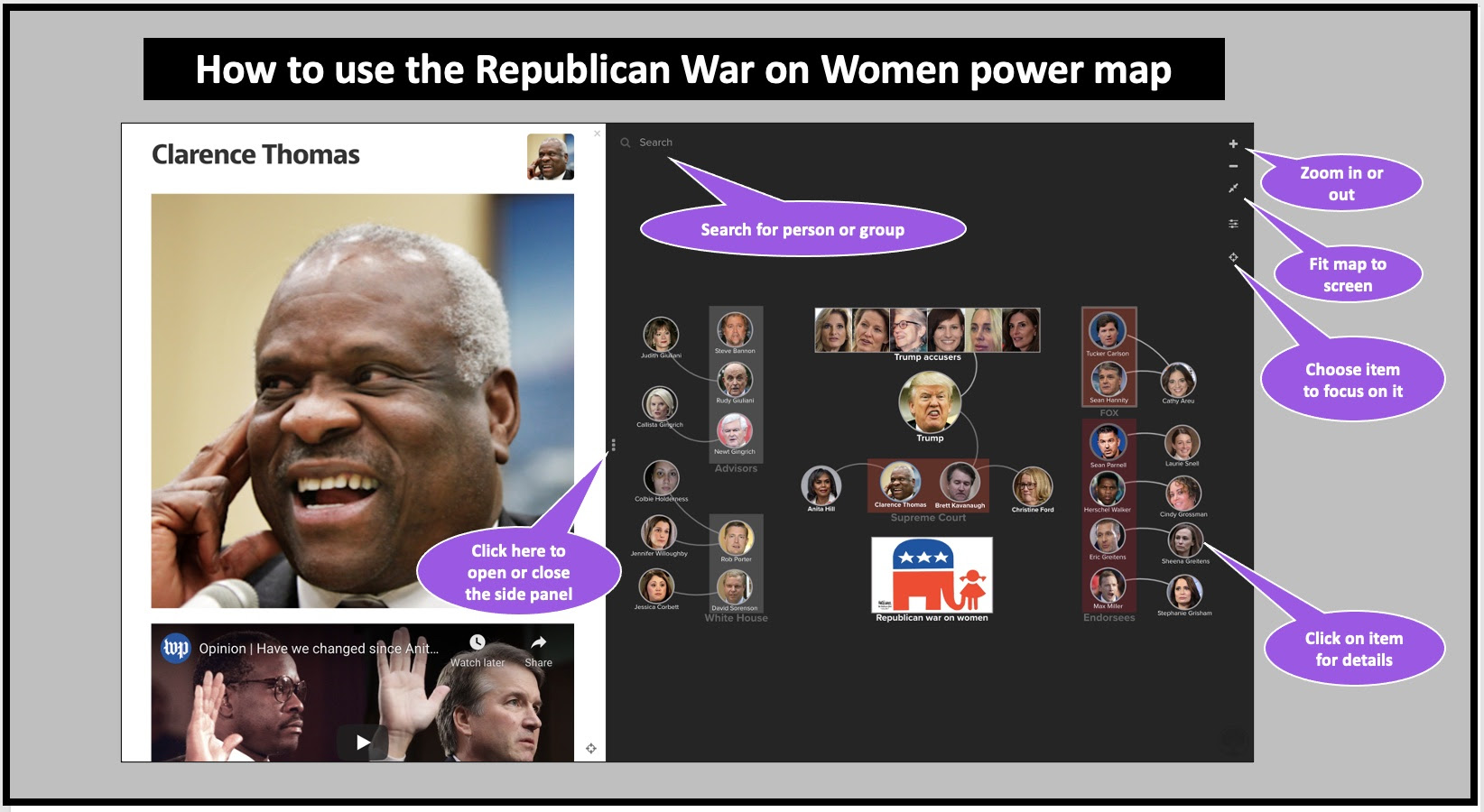 How to use the Republican War on Women power map