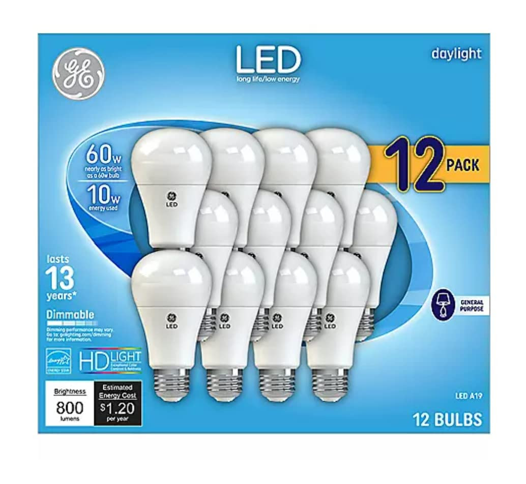 GE Daylight LED Light Bulbs