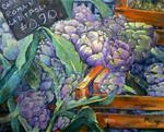 Artichoke Giclee' Canvas Print, Still Life Giclee Canvas Print, Artichokes of Roma by Carol Schiff, - Posted on Monday, February 9, 2015 by Carol Schiff