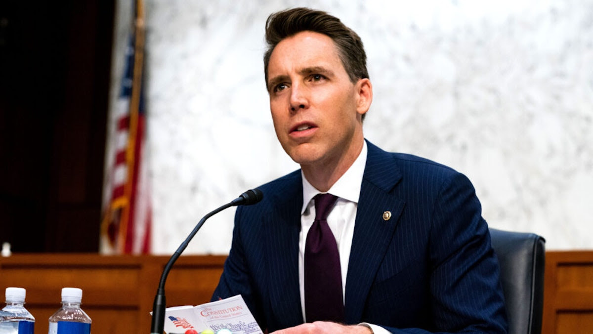 Sen. Josh Hawley Faces Backlash From GOP Colleagues Over New Action