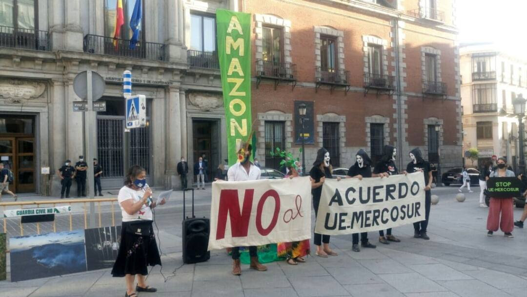 La Amazonía se defiende,
no al Acuerdo UE-Mercosur