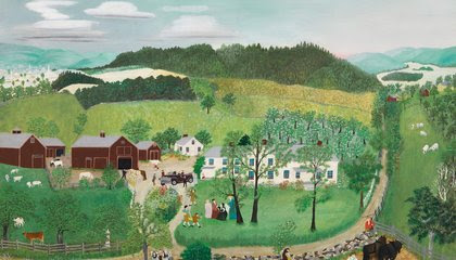 How the U.S. Government Deployed Grandma Moses Overseas in the Cold War image