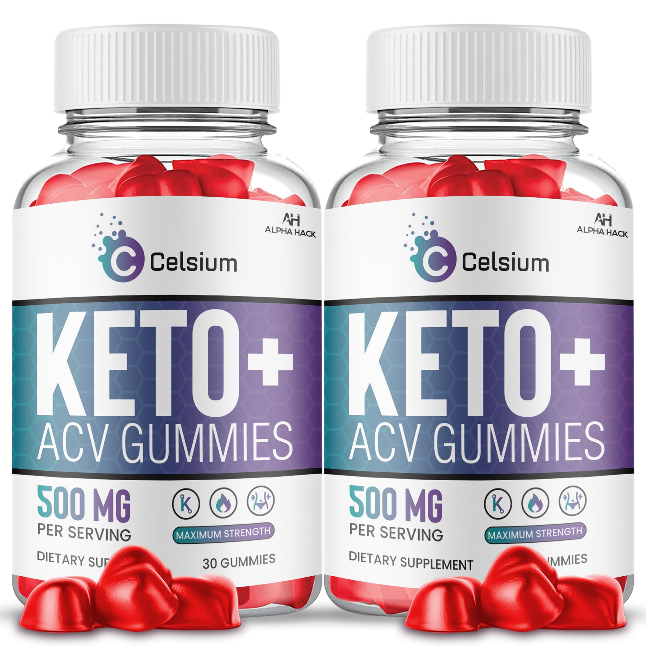 (2 Pack) Celsium Keto ACV Gummies, Maximum Strength, Official Keto Celsium  Keto ACV Gummies Apple Cider Vinegar Gummy, 2 Month Supply