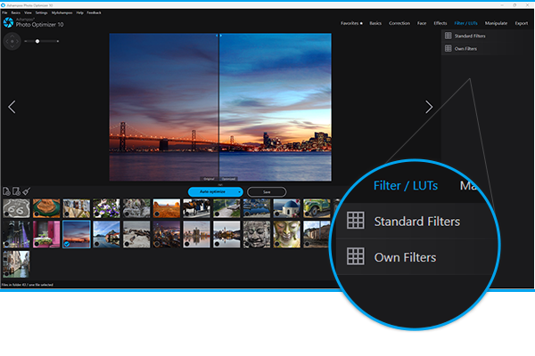 Ashampoo Photo Optimizer Luts