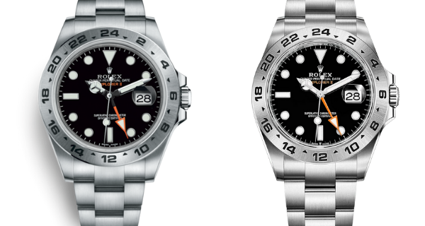 Previous generation Rolex Explorer II 216570 vs New 2021 Rolex Explorer II 226570