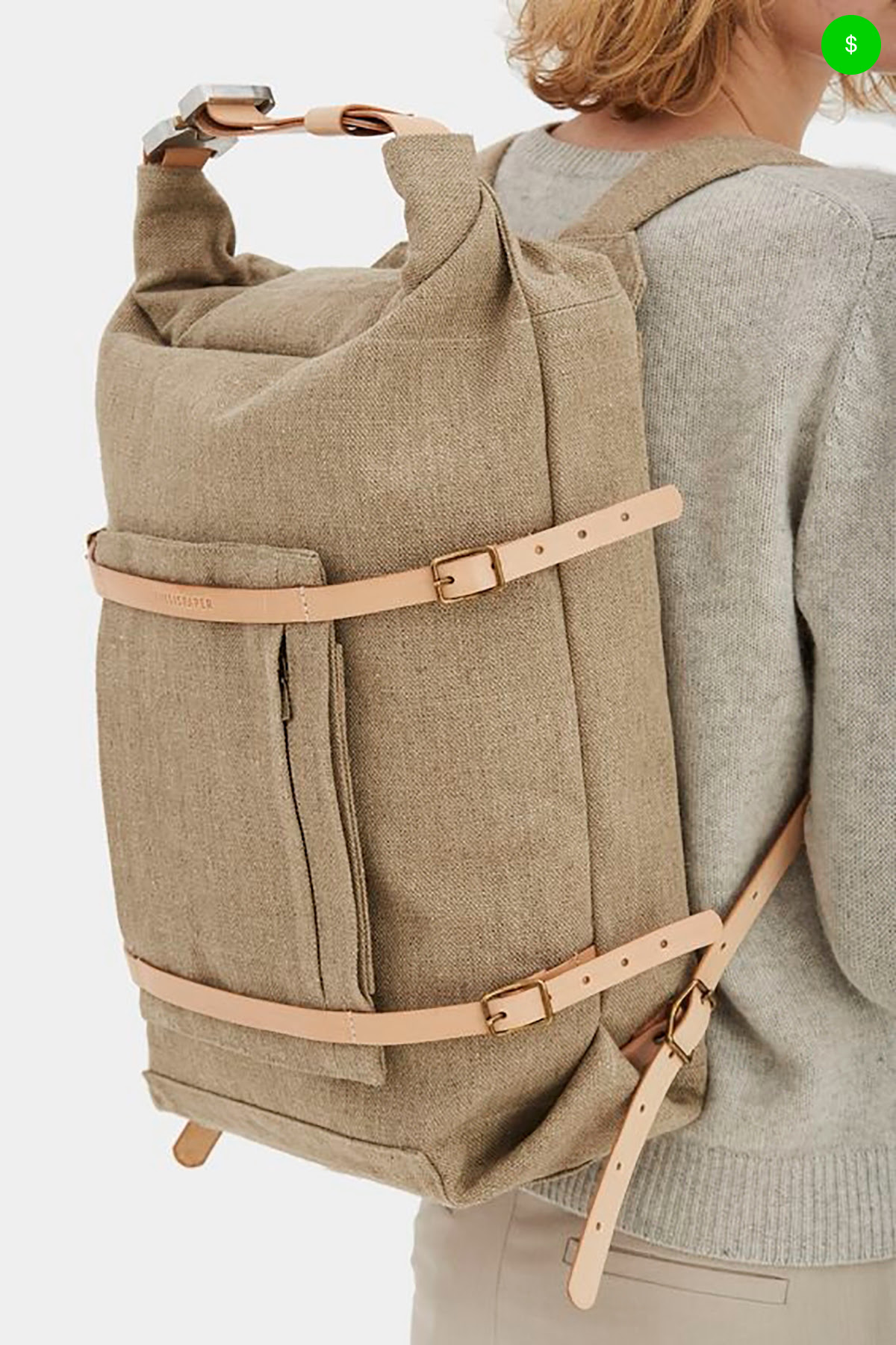 modern canvas backpack
