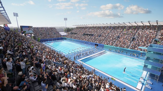 Victoria 2026 Aquatics Venue Artist's Impression