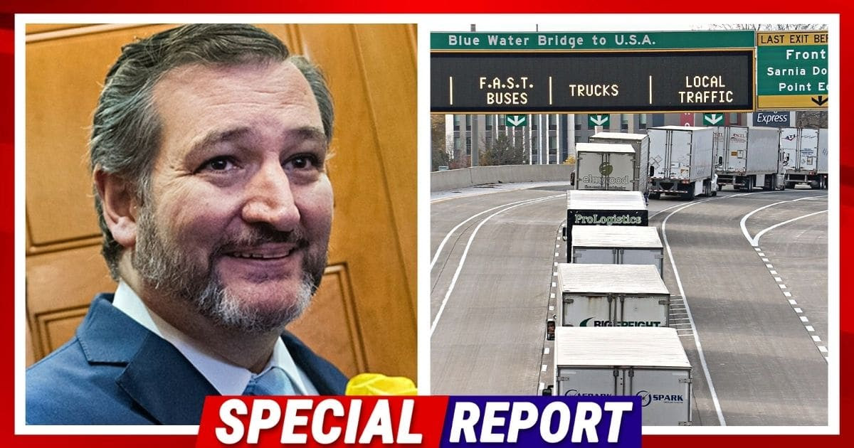 Ted Cruz Races to Help Trucker Heroes - He Becomes Their #1 Champion In Genius Move