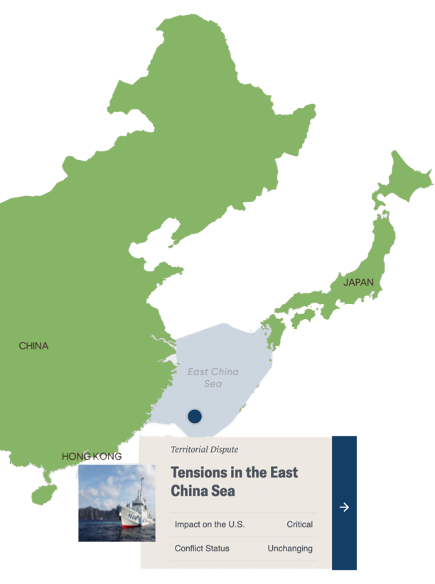 Tensions in the East China Sea
