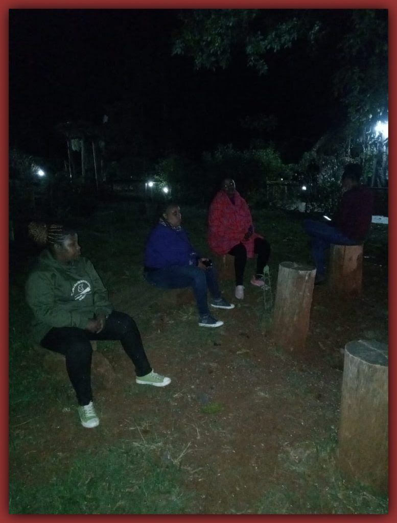 As we waited for our bonfire