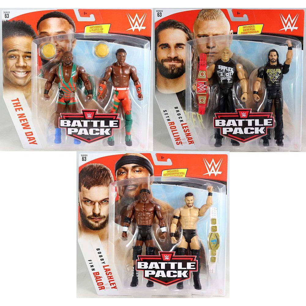 Image of WWE Battle Packs Series 63 - Set of 3 (2-Packs)
