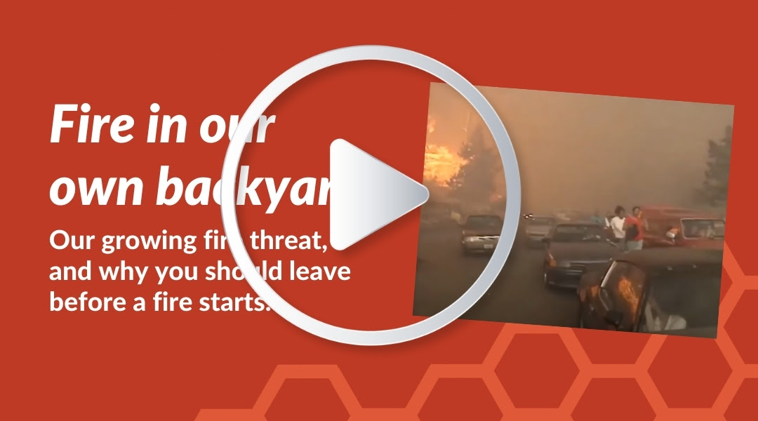 Video thumbail: fire in our own backyard
