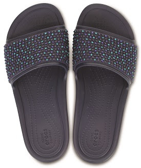 crocs sloane embellished slide w