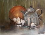 garlic with copper pot - Posted on Monday, November 24, 2014 by Dorothy Redland