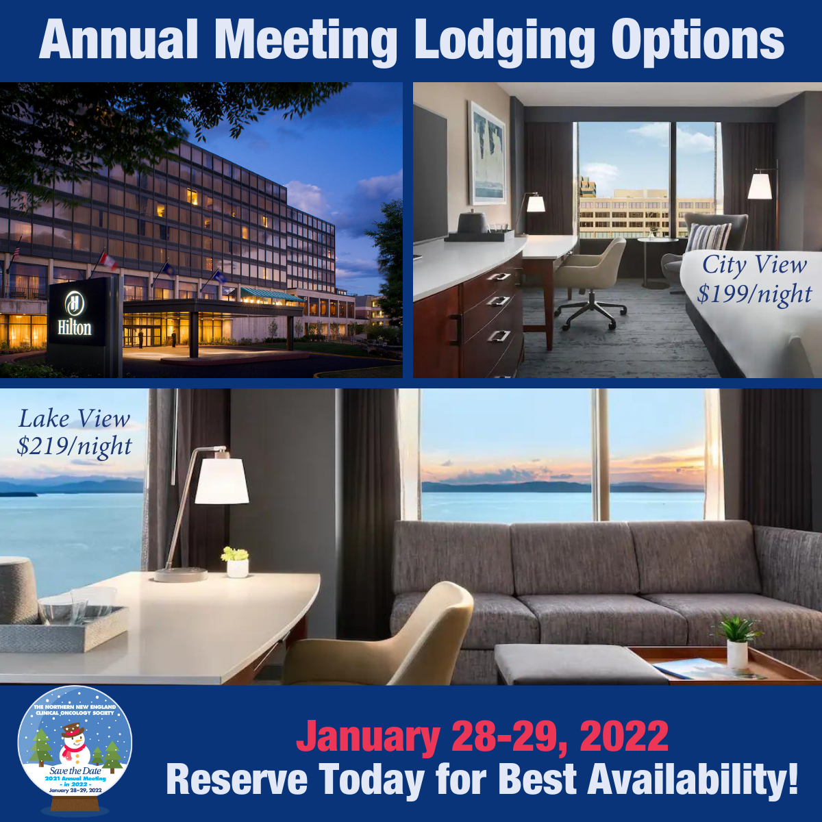 Annual Meeting Lodging Options - Reserve Today for Best Availability!