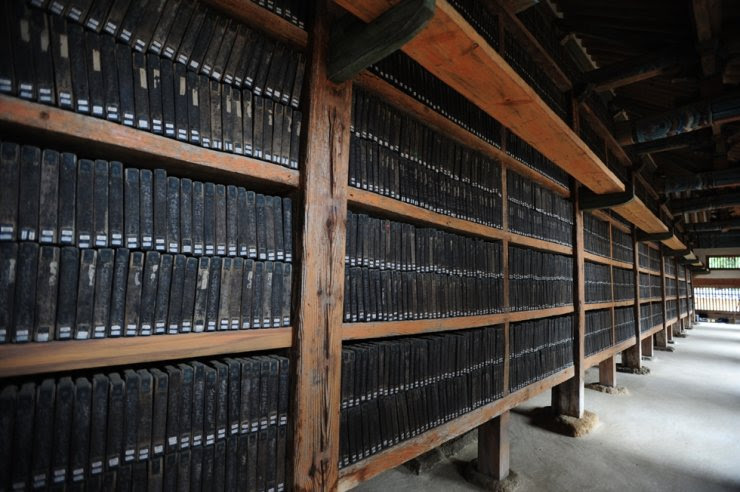 The Tripitaka Koreana stored in Haein Temple in South Gyeongsang Province / Courtesy of KBS