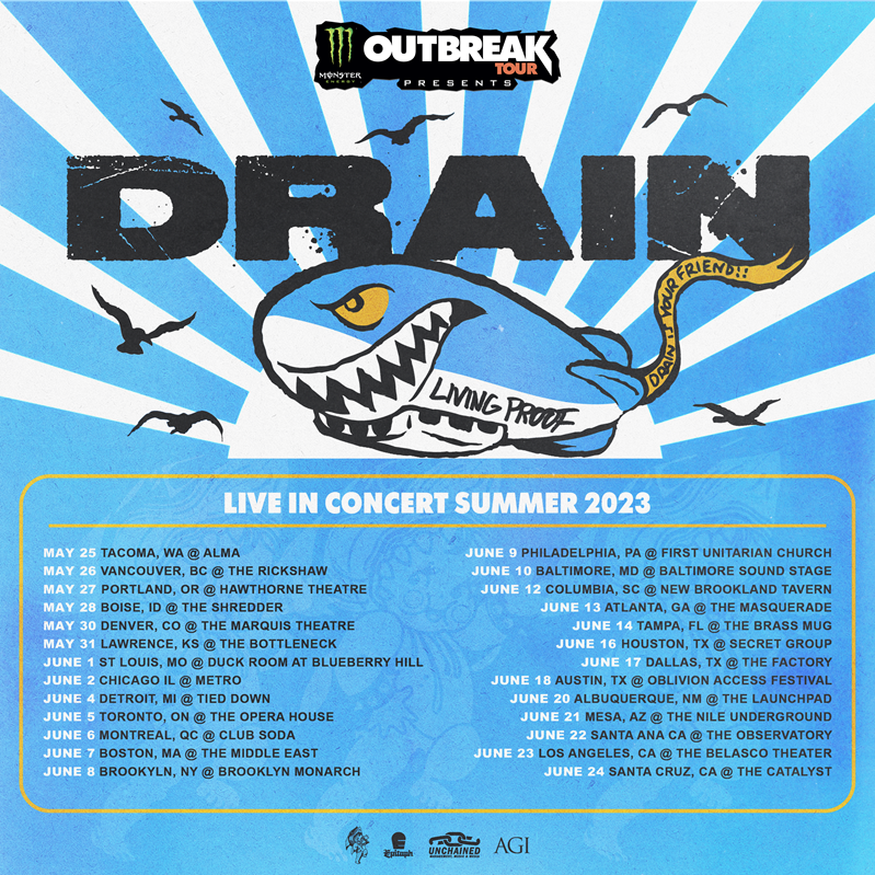 Drain Announce Headlining U.S. Tour