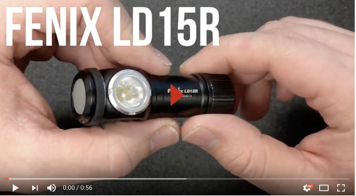 Fenix LD15R LED Flashlight Rechargeable Angle Light