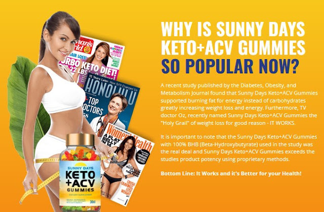 Sunny Days Keto+ACV Gummies {# USA Dietary Supplement} Burn Fat ! -  Produtor - Eventos e Conteúdos na Sympla