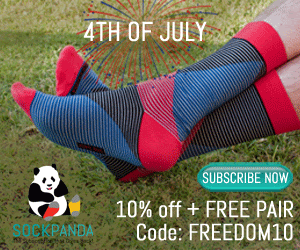 Sock Panda: 10% off + free pair of socks for new sign-ups