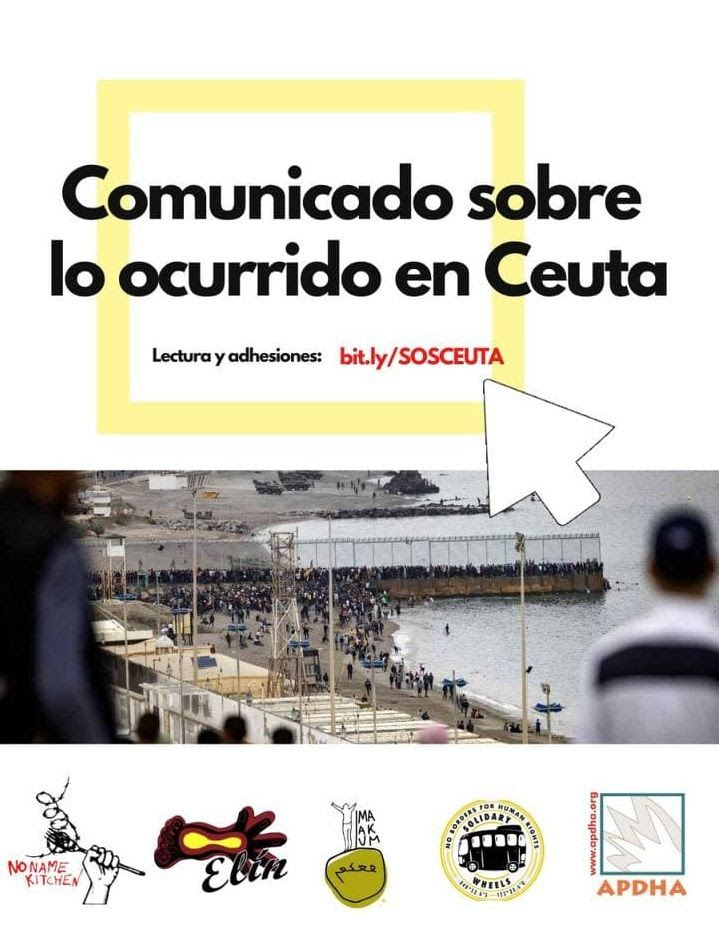 Cinco organizaciones elaboran exigencias y propuestas por lo sucedido en Ceuta