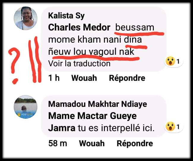 Kalista, "Maîtresse d'un homme marié" et Mame Matar Gueye Jamra déterrent la hache de guerre