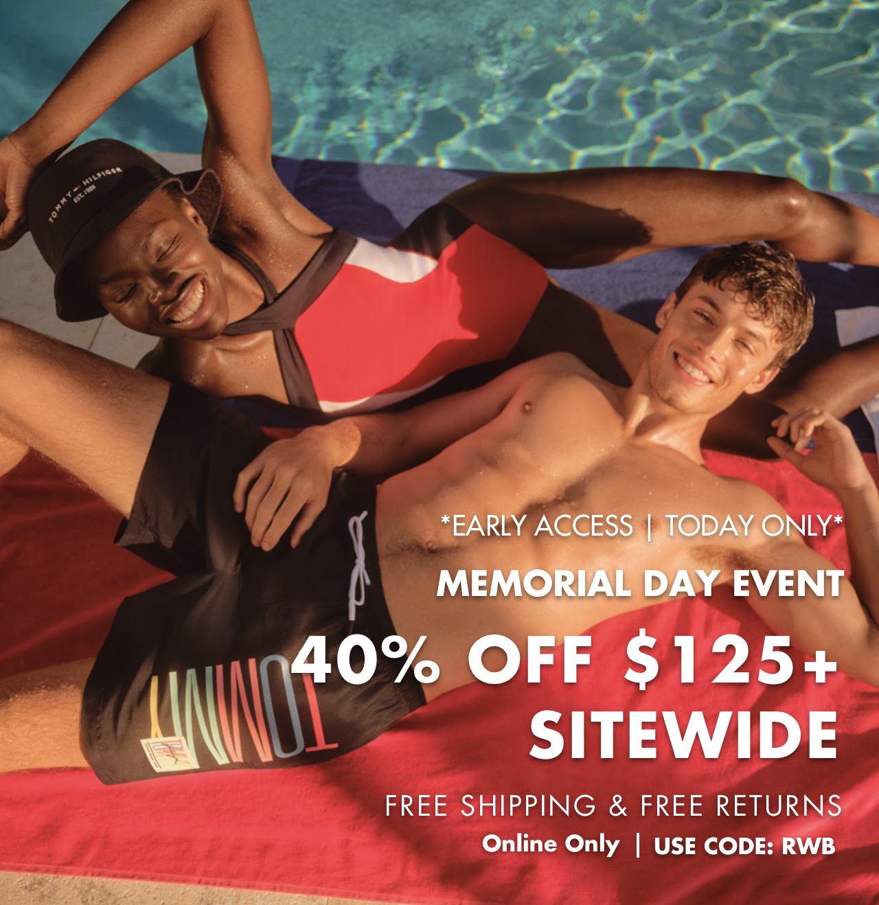 Memorial Day Event: *EARLY ACCESS | TODAY ONLY* Use Code RWB for 40% Off $125+ Sitewide, Free Shipping & Free Returns, Online Only
