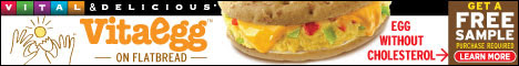 New! 120-Calorie VitaEgg Flatbread Sandwich-Get Free Sample!