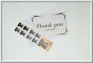 Send thank you cards