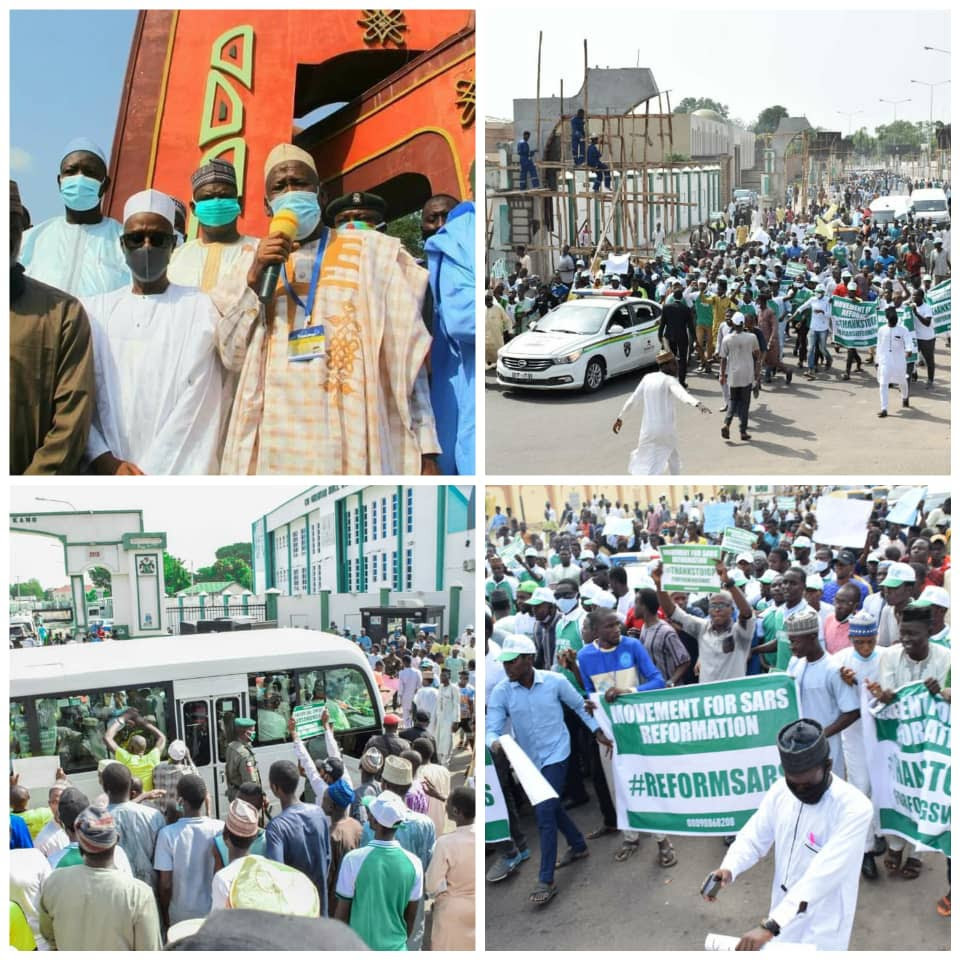 Pro-SARS/SWAT protest holds in Kano (photos)