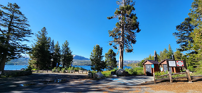 Silver Lake Day-Use Area and Parking Lot June 29, 2023