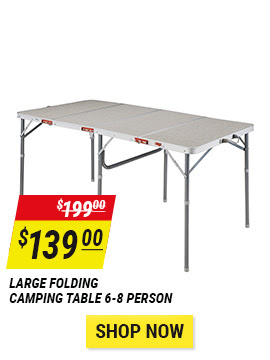 Large Folding Camping Table 6-8 Person
