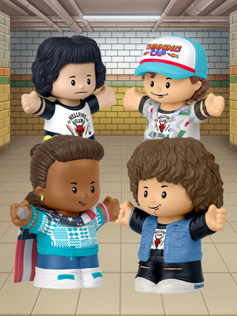 Stranger Things Little People Collector Hellfire Club Four-Pack