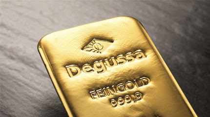 Degussa gold bar