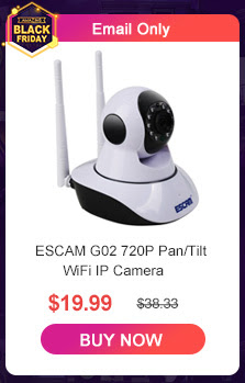 ESCAM G02 720P Pan/Tilt WiFi IP Camera