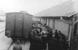 Σκόπια. Τρένο γεμάτο εβραίους με προορισμό τα στρατόπεδα στην βόρεια γιουγκοσλαβία
