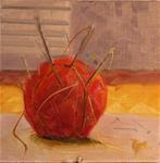 Red Apple Pincushion - Posted on Sunday, November 23, 2014 by Mary Pyche