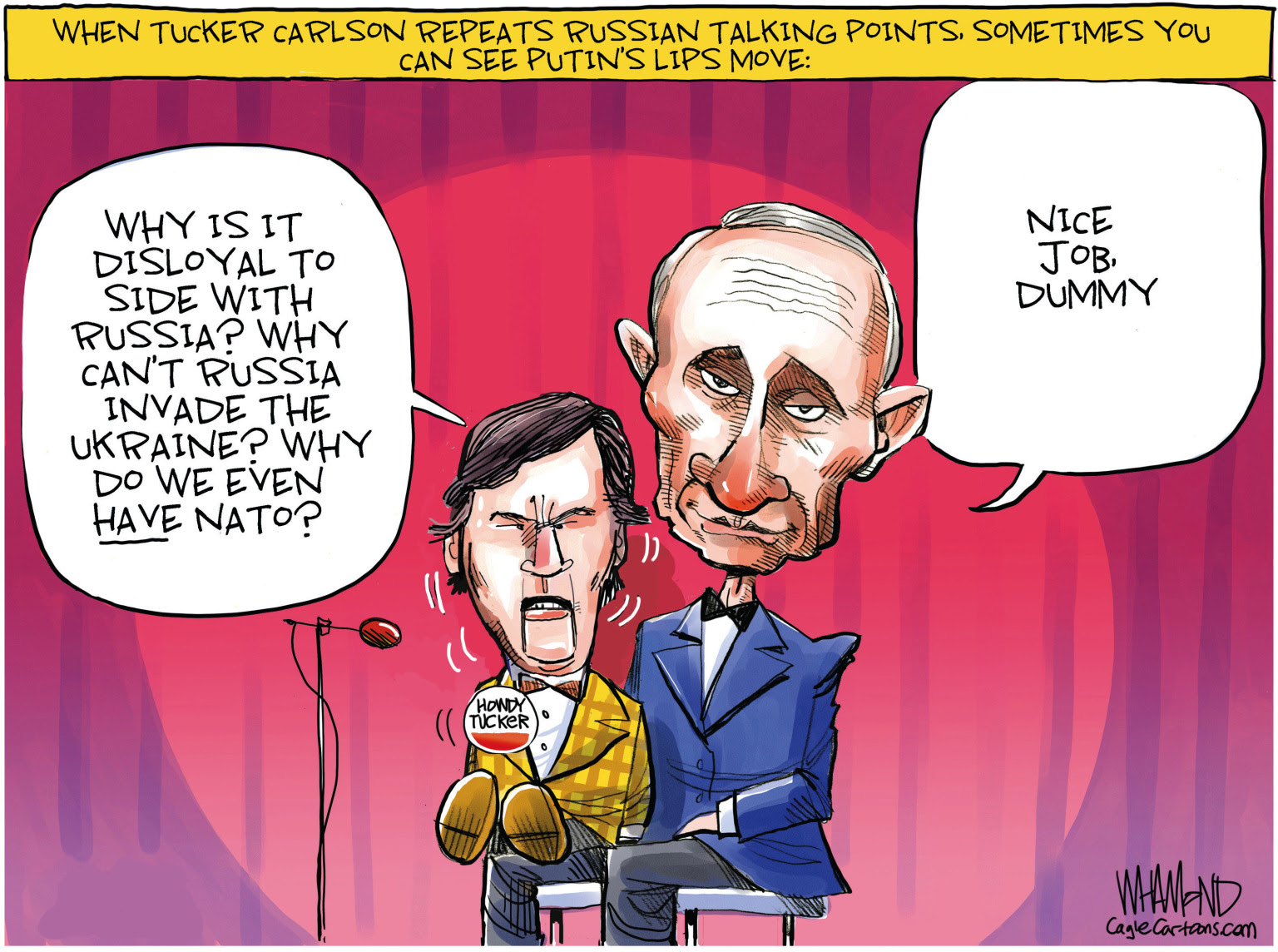 Tucker Carlson praises Putin