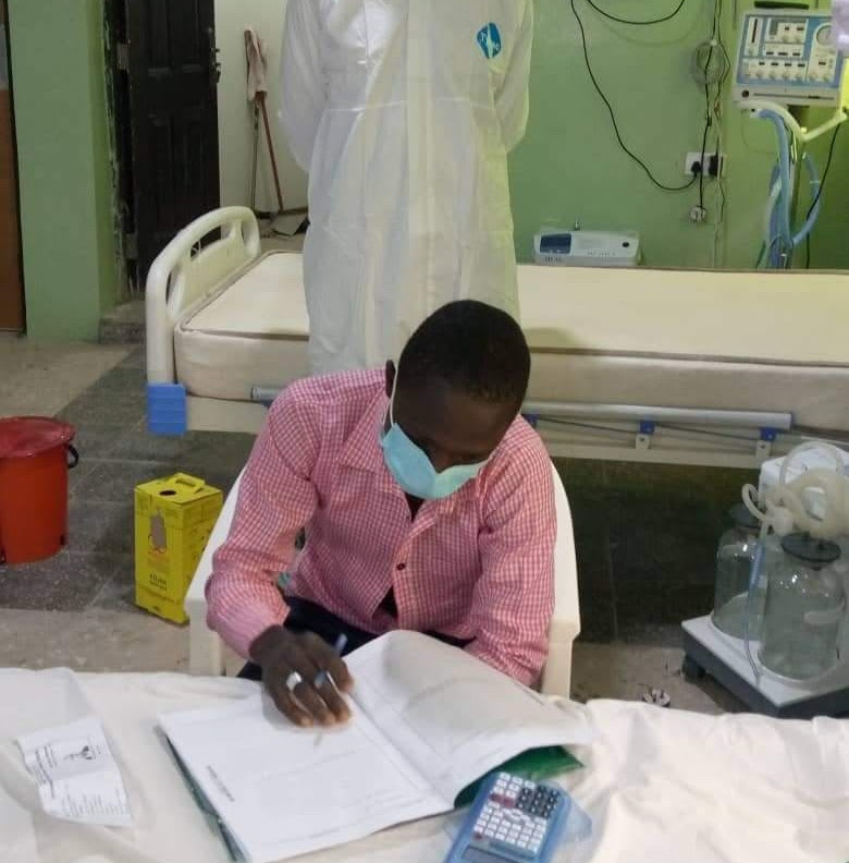 COVID-19 patient sits for WAEC exam in isolation centre