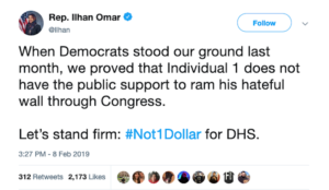 Muslim Rep. Ilhan Omar calls for defunding of the Department of Homeland Security