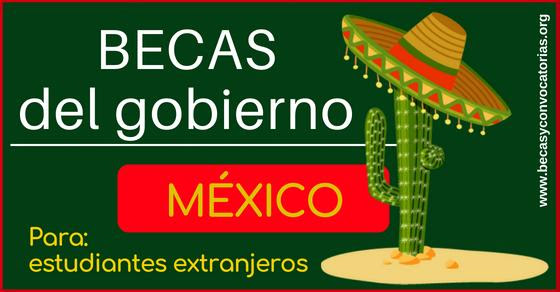 El gobierno de México ofrece becas a extranjeros
