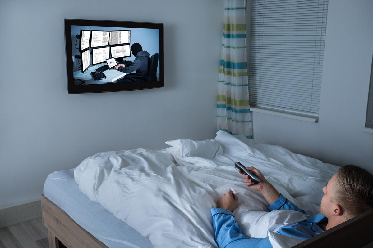 New research has found some people may experience better sleep by briefly watching a TV show or listening to a podcast before going to bed