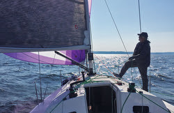 J/97E sailing under spinnaker