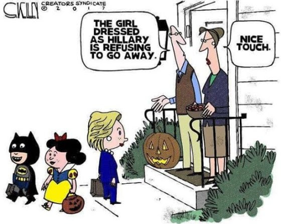 Hillary halloween