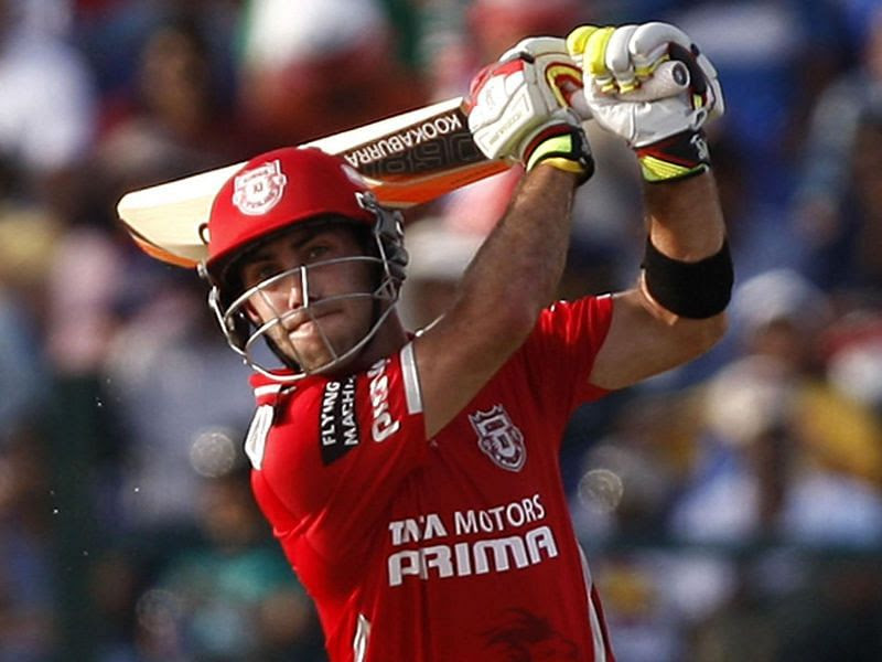 Glenn Maxwell won his first man of the tournament award of IPL in the year 2014